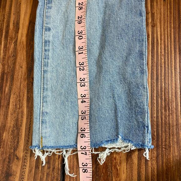 Blank NYC Women's Madison Crop Distressed Jeans High Rise Size 27 - Picture 11 of 11